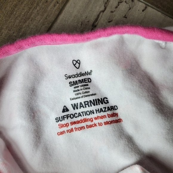 SwaddleMe Size SM/MED 7-14 lbs Llama Rainbow Sleep Sack 100% Cotton EUC - Picture 2 of 12